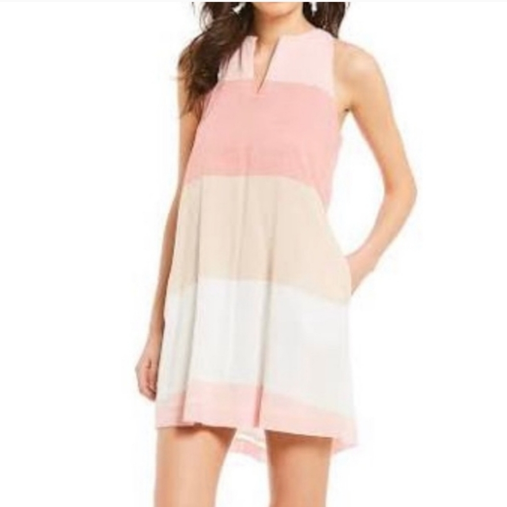Cremieux Cotton Halter Top Slip Dress